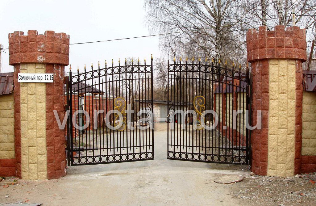 Автоматические распашные ворота в Серпухове